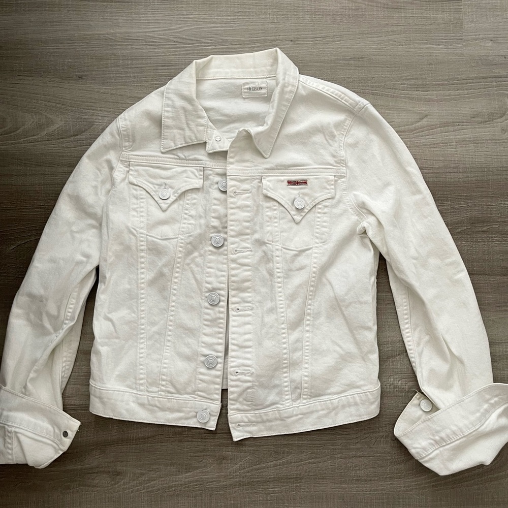 White Hudson Jean Jacket